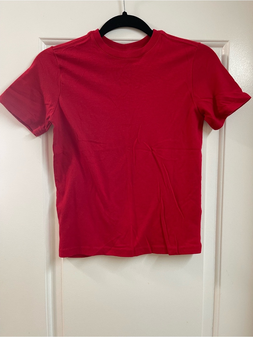 wonder nation Red Short Sleeve Crewneck Tee